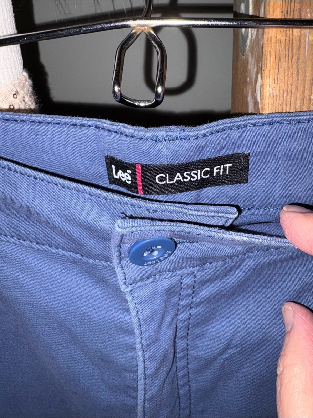 Blue Cotton Blend Shorts size 12 from Lee - Picture 2 of 7